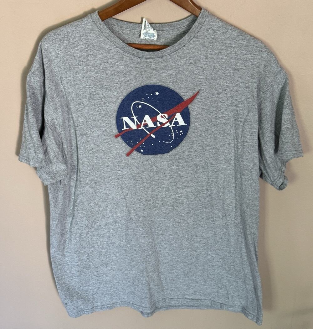 2000s NASA Logo Space Delta Pro Weight T-shirt XL